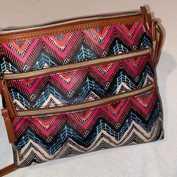 The Sak multicolored azteca print crossbody purse